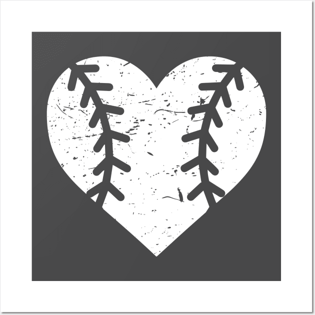 Baseball Heart Wall Art by Litho